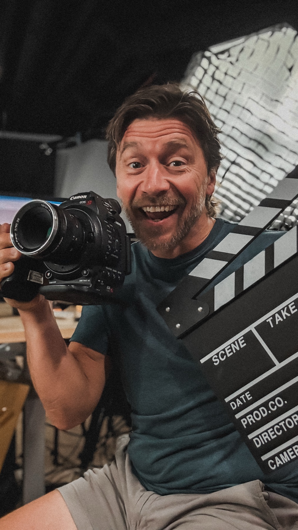 Ryan Koral behind the camera