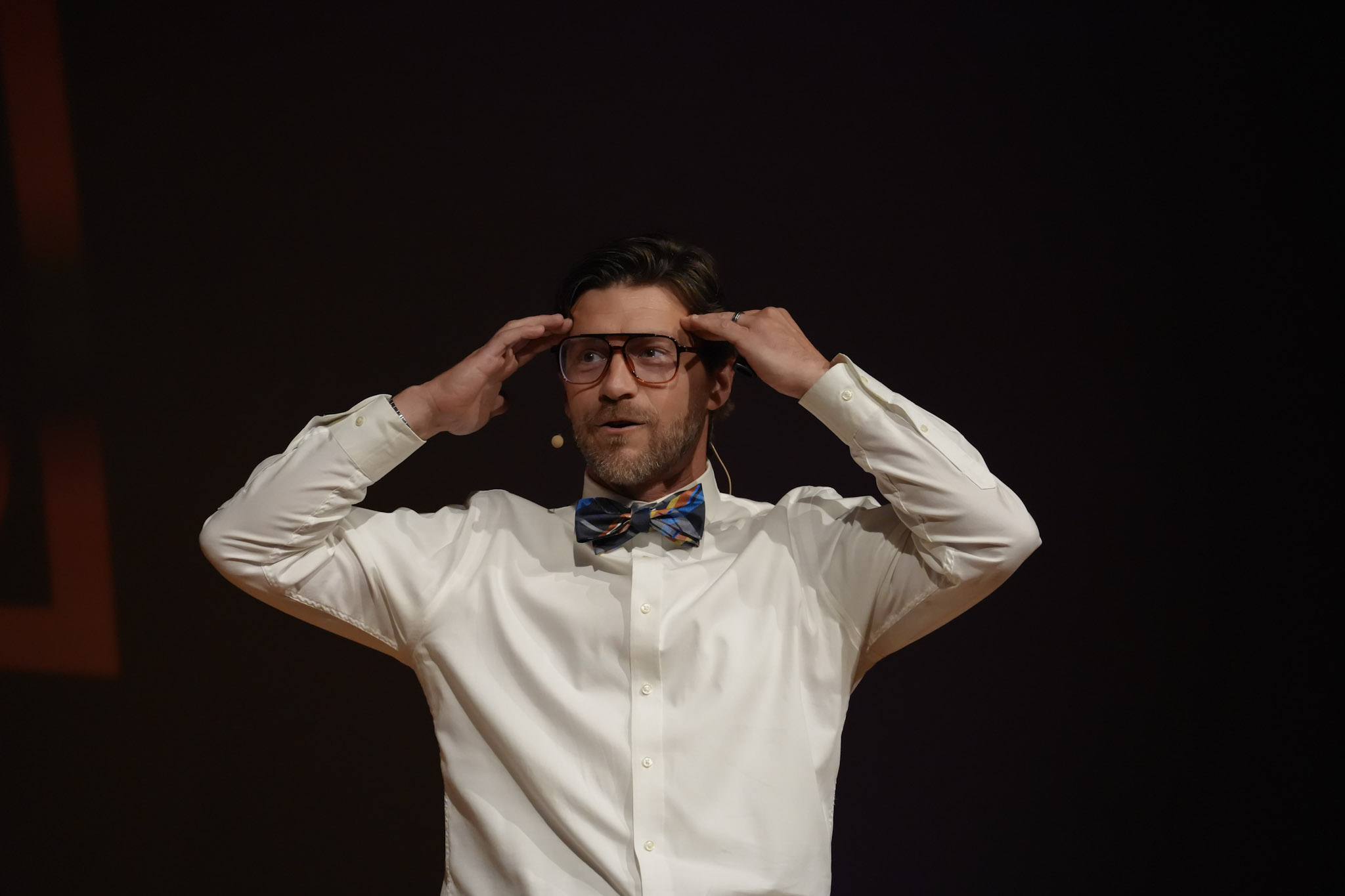 Ryan speaking at Social Media Week Lima